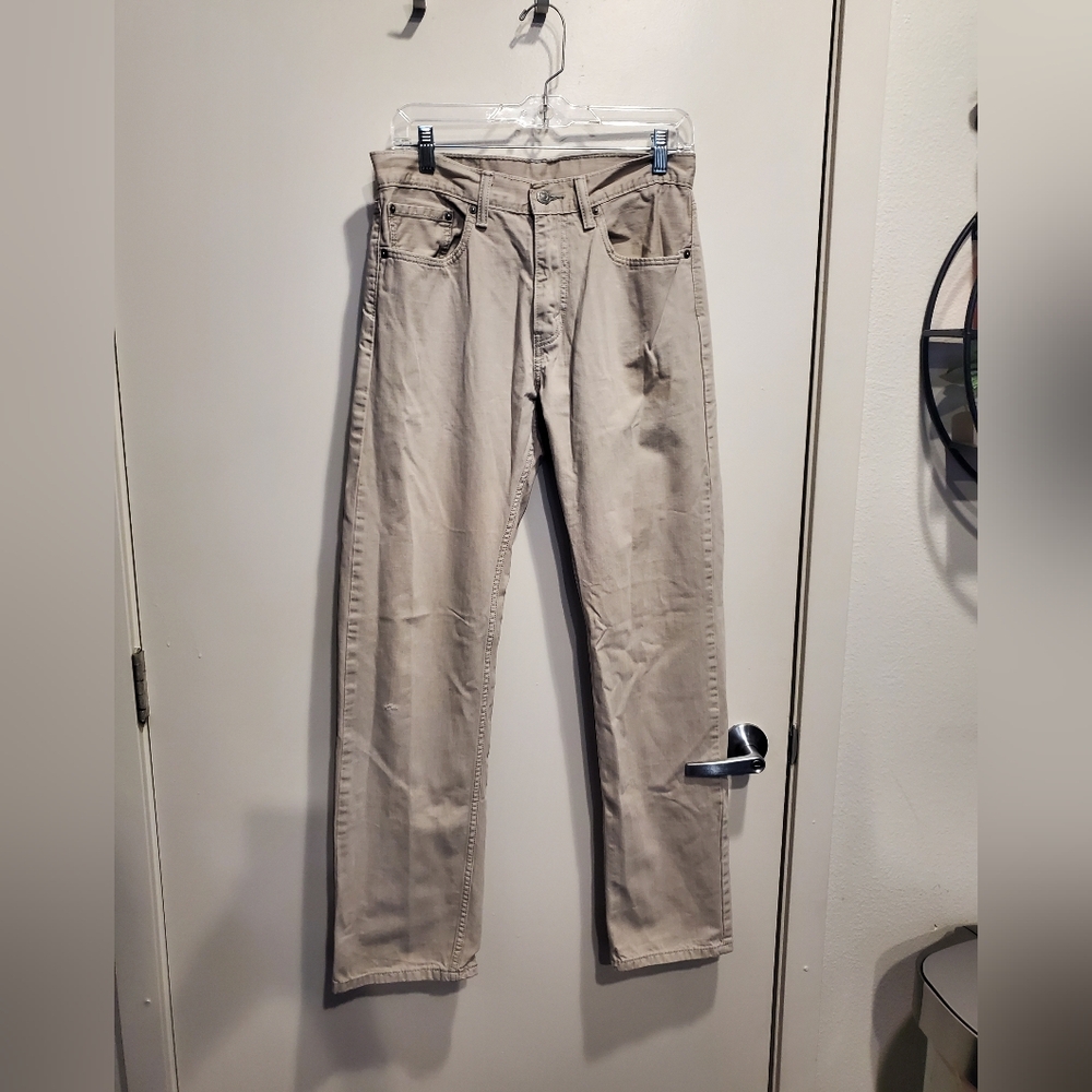 Levi's Tan 505 Denim Jeans 31x34